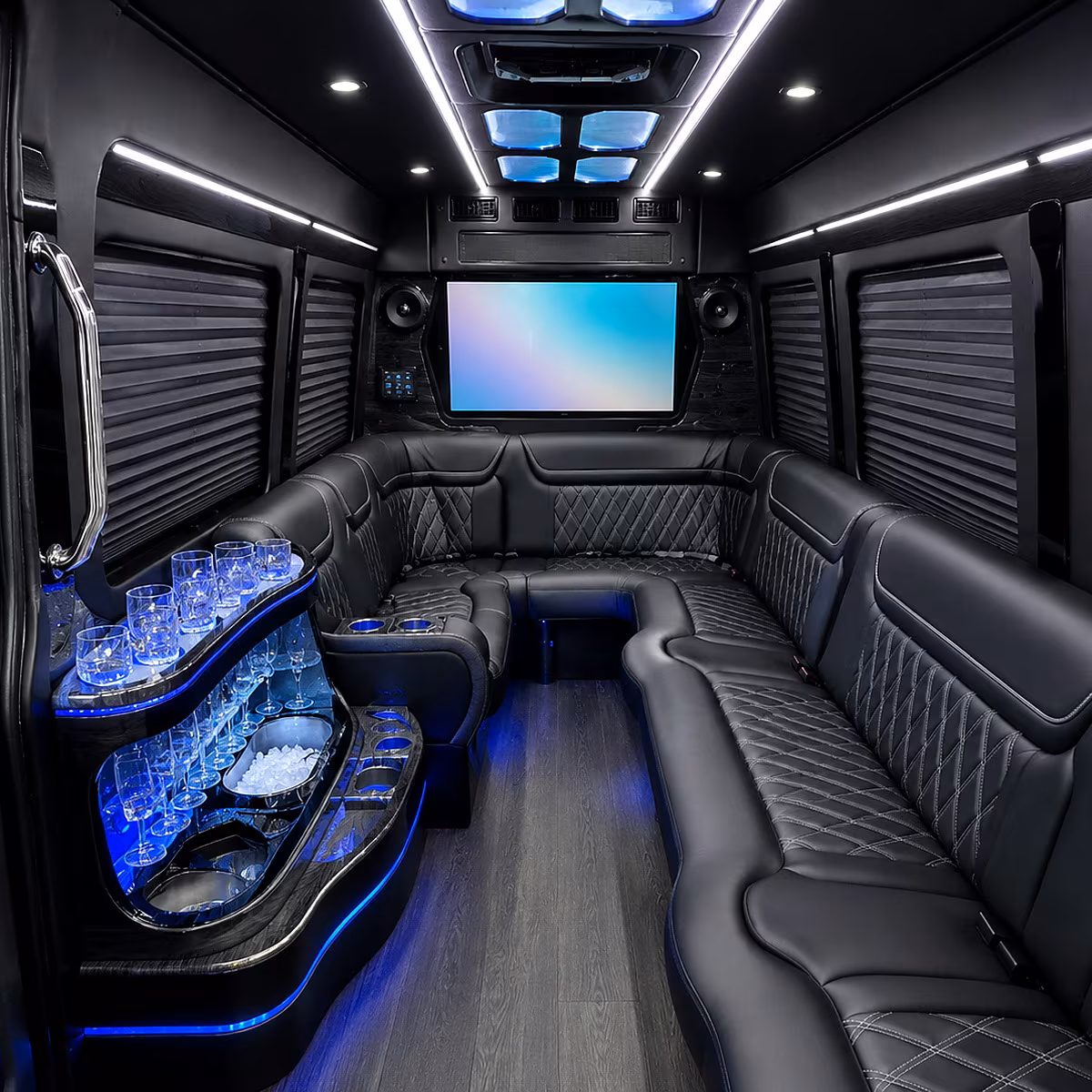 coral springs sporting event party bus rental