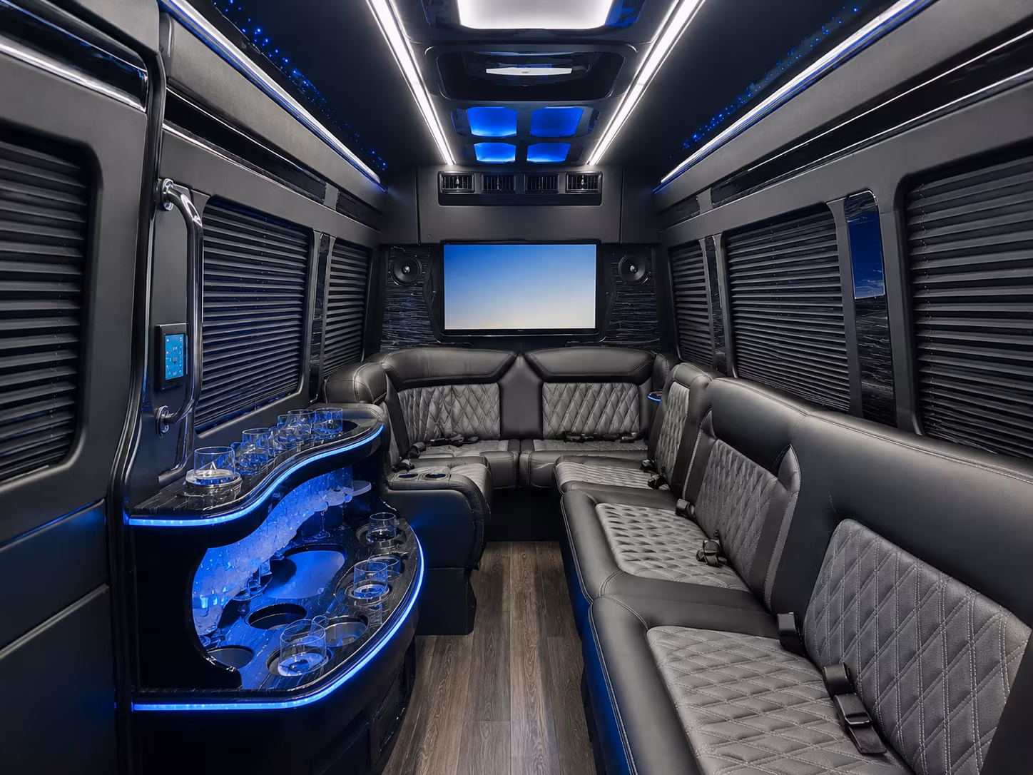 corporate event shuttles to amerant bank arena and sawgrass mills in sunrise